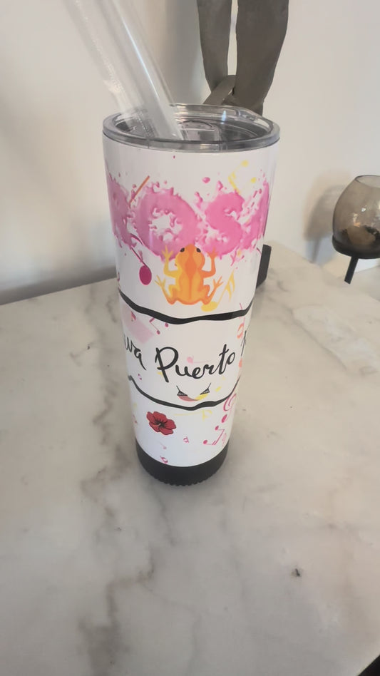 20oz Custom Tumbler With Bluetooth Speaker